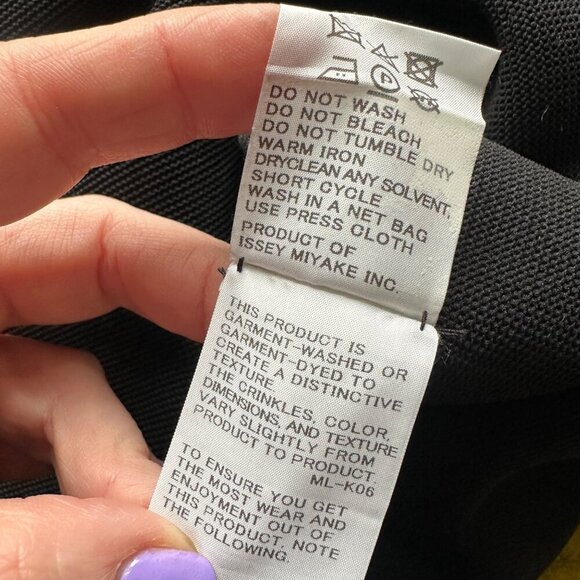 Me Issey Miyake Milanori Brike A Line Knit Coat Womens One Size Avant Garde Mod - Picture 9 of 11